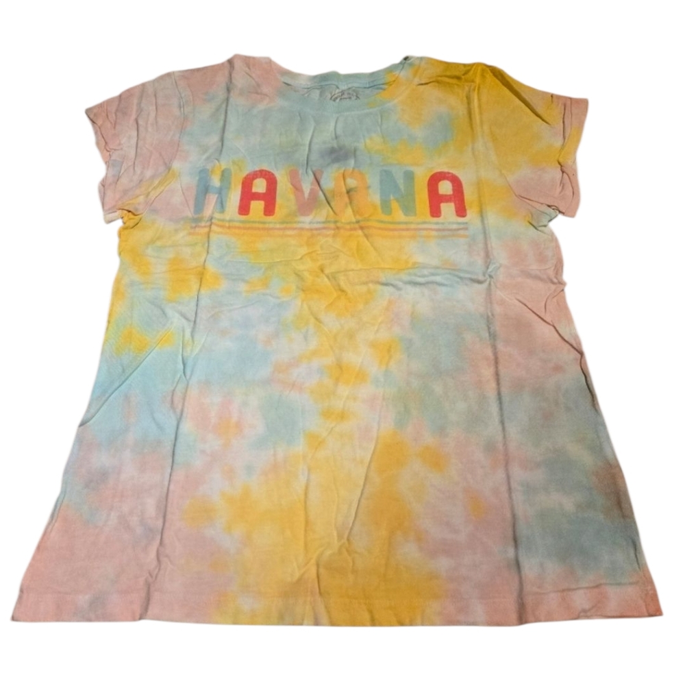 New Project Karma Tee M Havana T Shirt 100% Cotton Tie Dye Short Sleeve Cuba